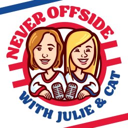 Artwork for Never Offside with Julie & Cat