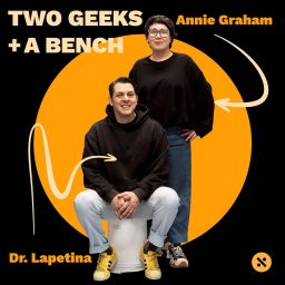 Artwork for Two Geeks + a Bench