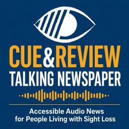 Artwork for Cue &amp; Review Talking Newspapers