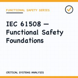Artwork for IEC 61508 — Functional Safety Foundations